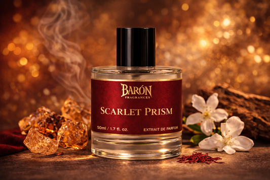 Scarlet Prism Inspired by Baccarat Rouge